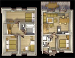 Plattegrond 8-persoons Dorpshuys